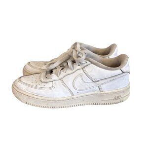 Air Force 1 White Boys Size 5.5 Youth Style DH2920-111 Nike Gym Athletic Shoes